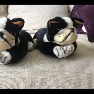 DOG FURRY NEW SLIPPERS - Size M Fluffy fabric. Very soft to touch. Comfy.